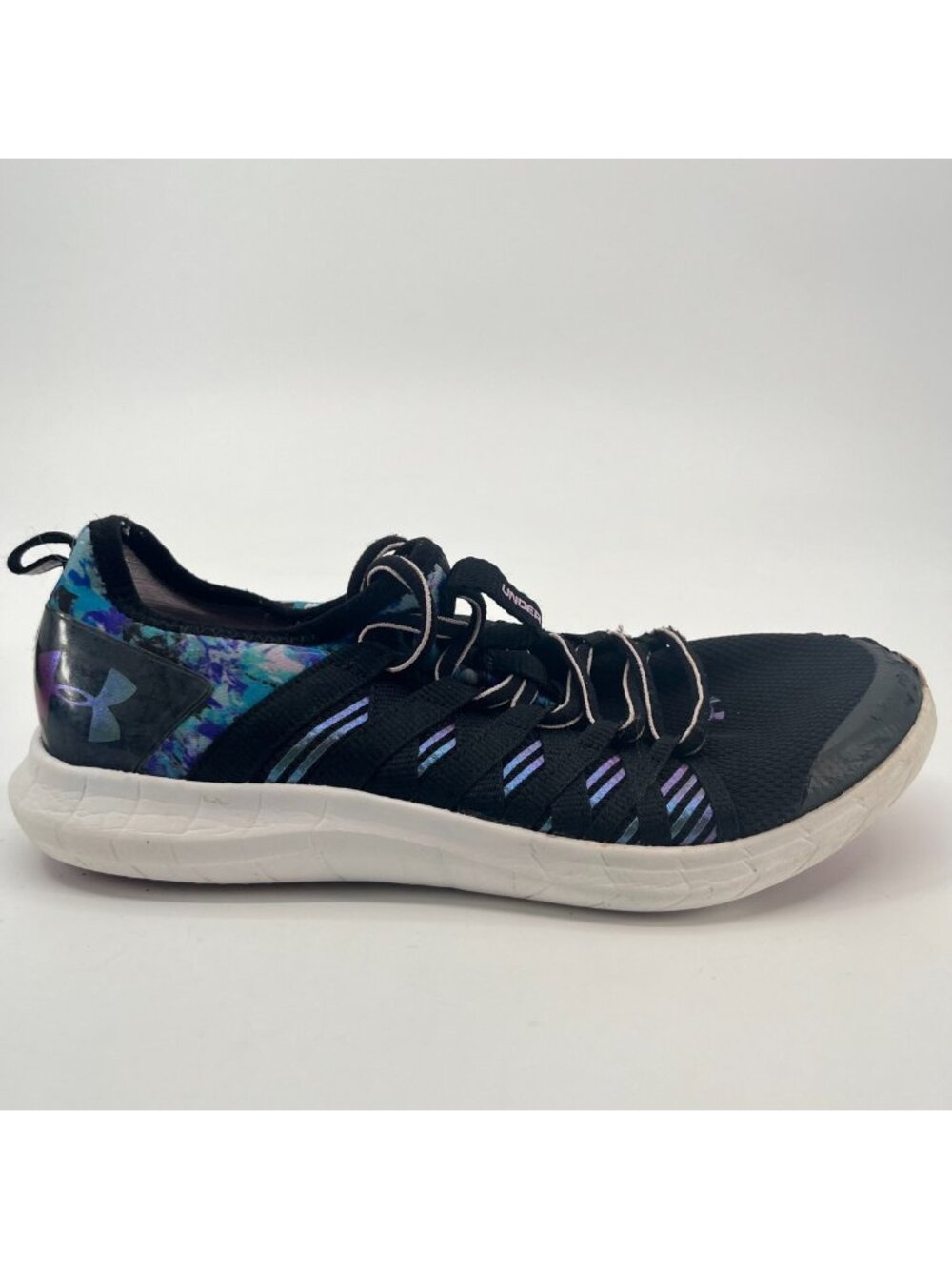Under Armour GGS Infinity Girls Size 5Y Black Athletic Running Shoes Sneakers